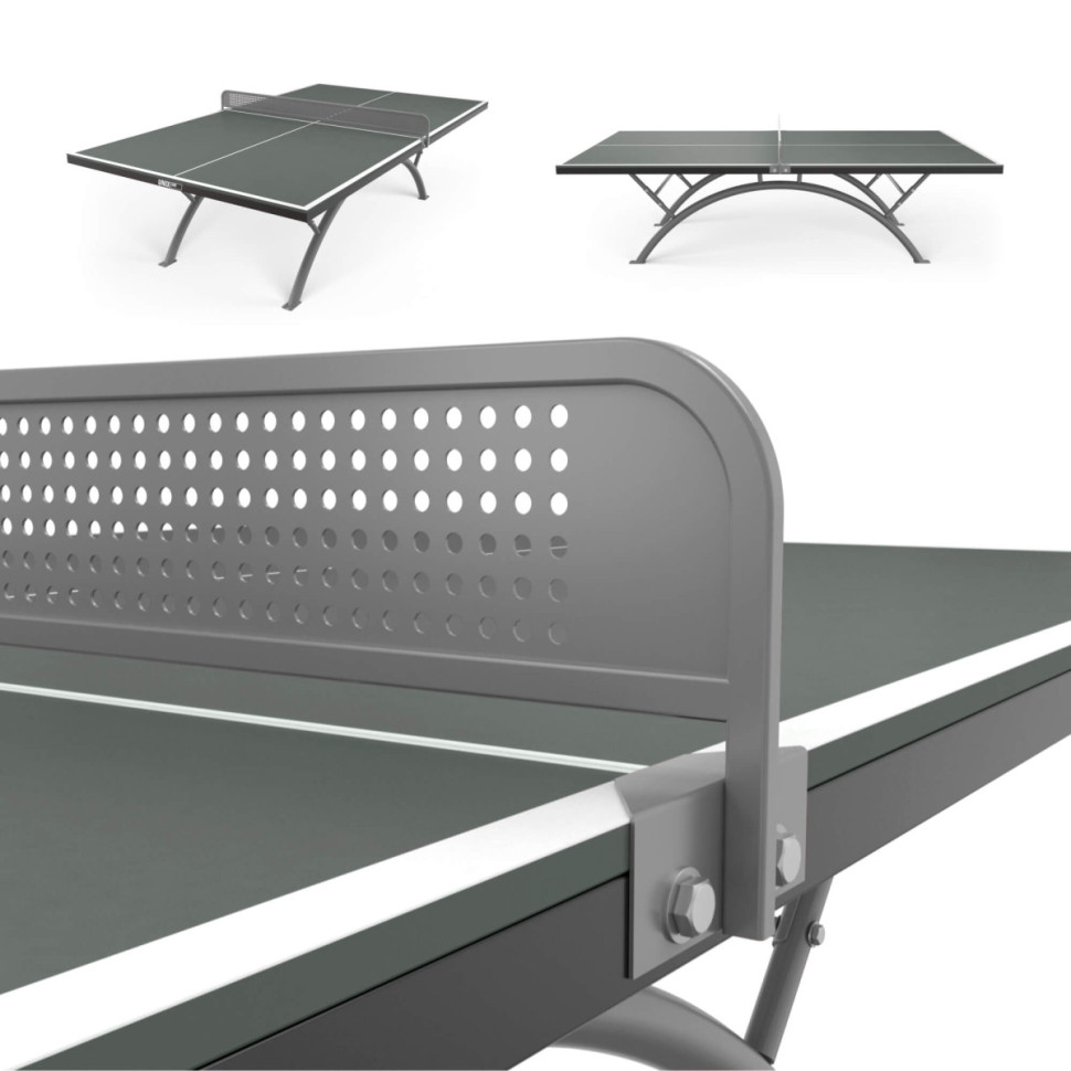 Антивандальный теннисный стол UNIX Line 14 mm SMC (Grey/Grey)