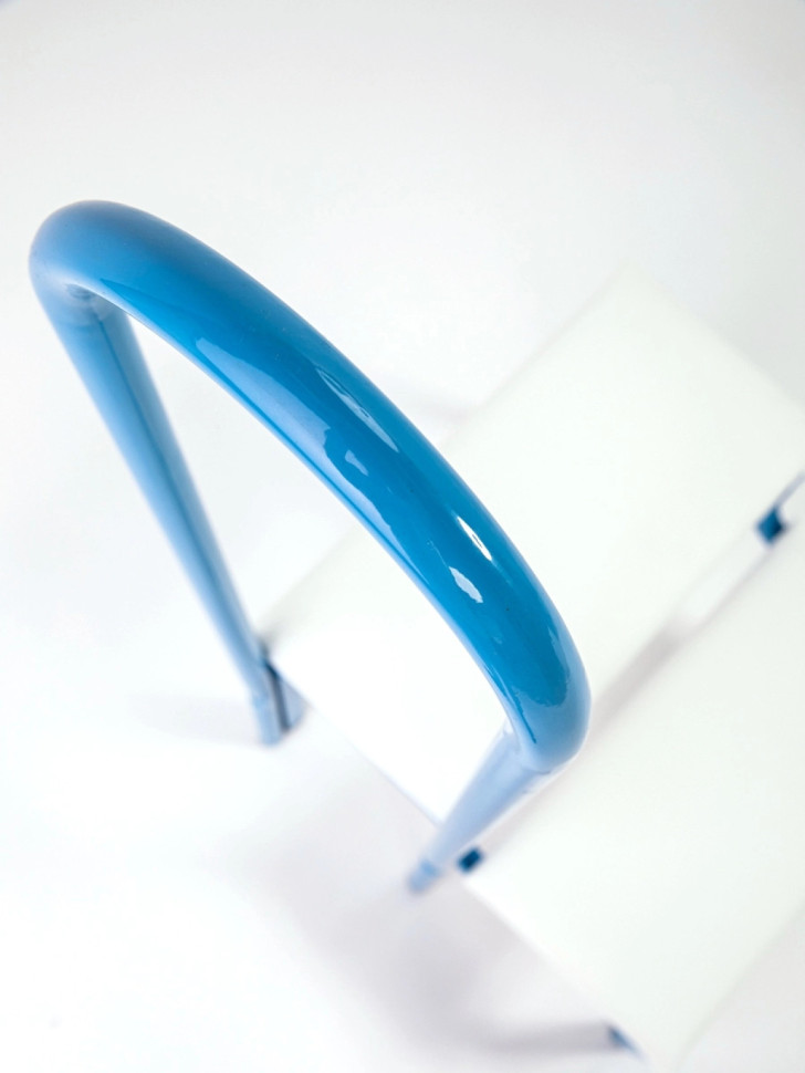 Ступени СТ-5 Belberg Blue с поручнем для ванной комнаты