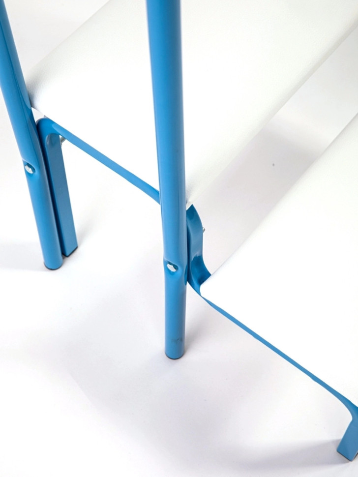 Ступени СТ-5 Belberg Blue с поручнем для ванной комнаты