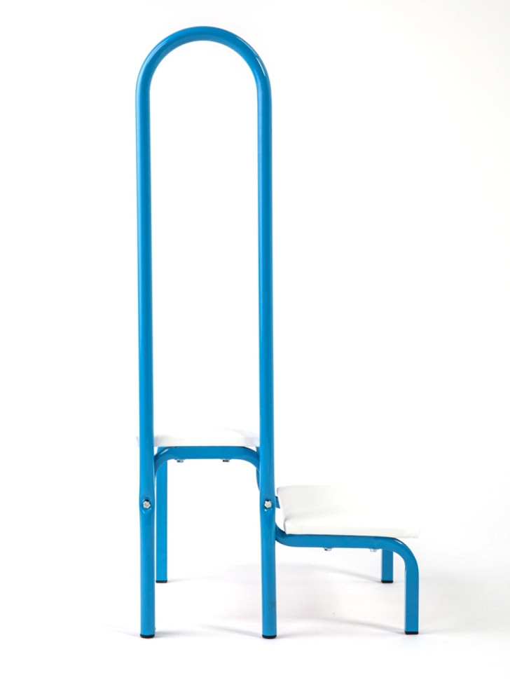 Ступени СТ-5 Belberg Blue с поручнем для ванной комнаты