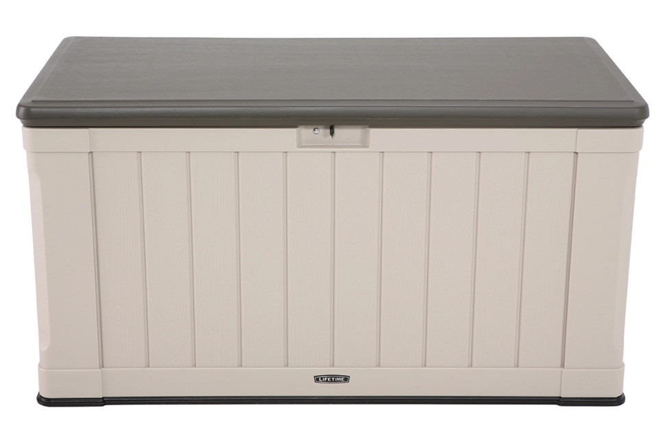 Сундук пластиковый Sand and Brown 439 л, бежево-коричневый