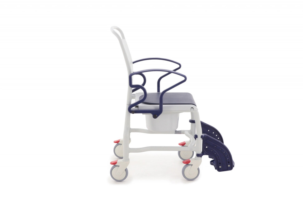 Стул-туалет для ванной Реботек Бонн (Bonn) серый/синий	