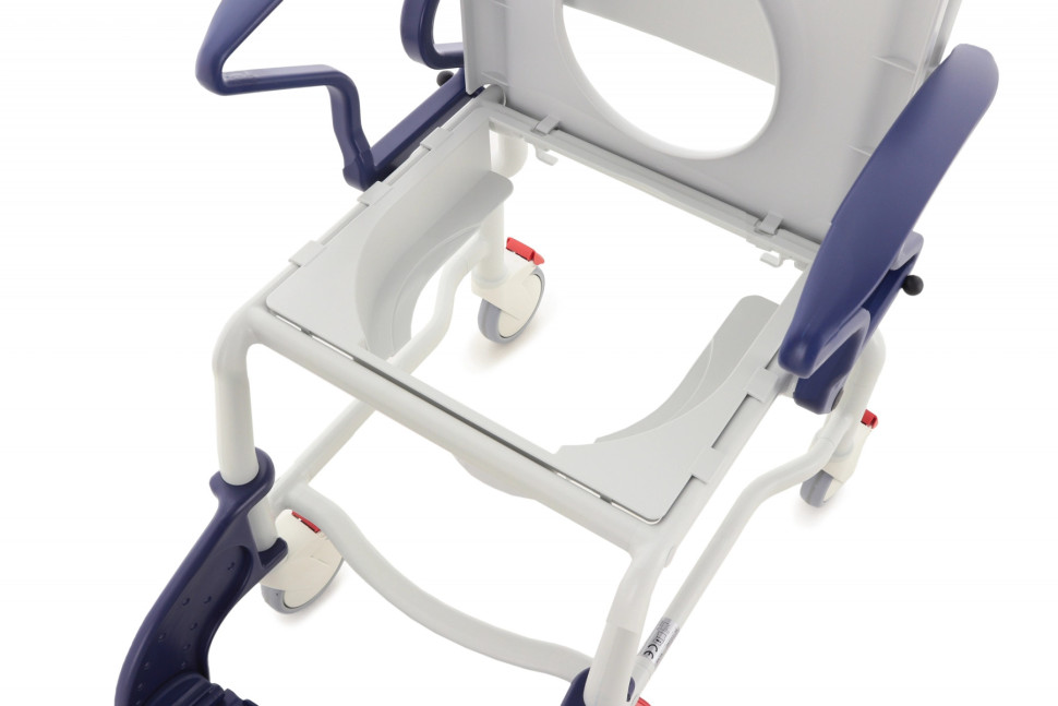 Стул-туалет для ванной Реботек Бонн (Bonn) серый/синий	