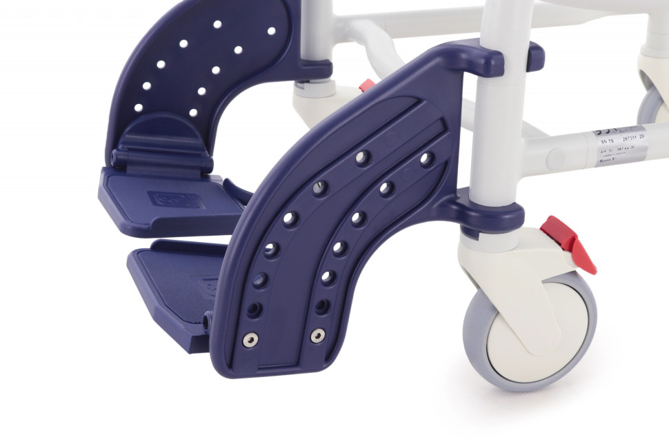 Стул-туалет для ванной Реботек Бонн (Bonn) серый/синий	