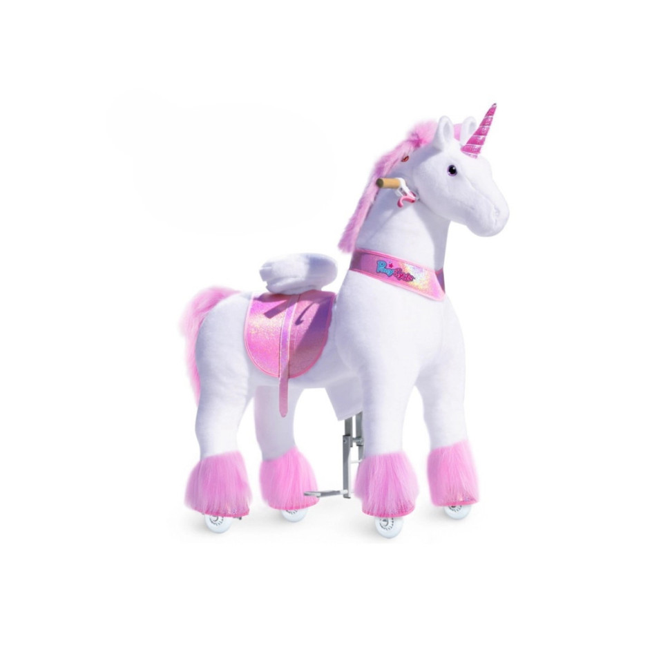 Поницикл большой «Единорог» розовый