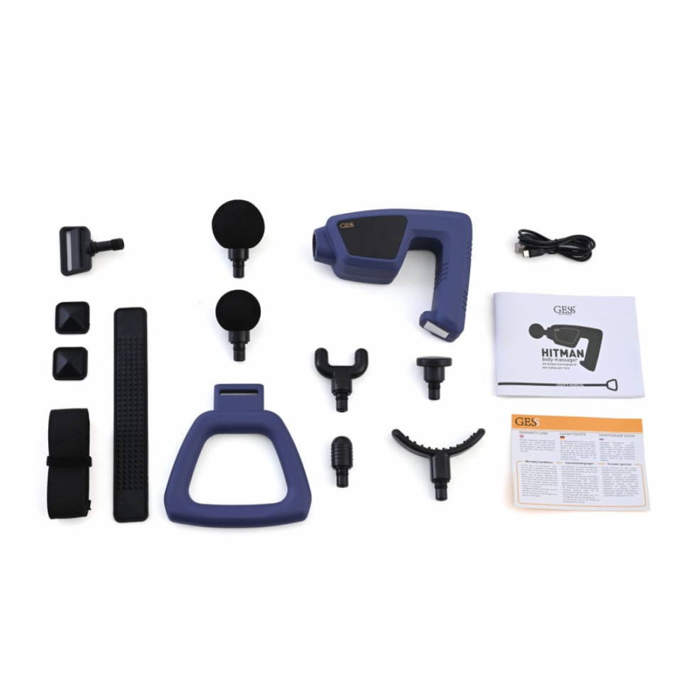 Перкуссионный массажер для тела Hitman GESS-880 беспроводной