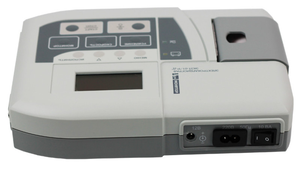 Электрокардиограф 1-3-канальный мини ЭК 3Т-01-«Р-Д»/2 (T10000) с цветным экраном и бумагой 80 мм