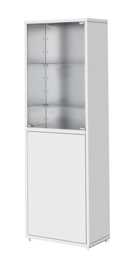 Шкаф медицинский металлический ШМ 01 МСК 646-02