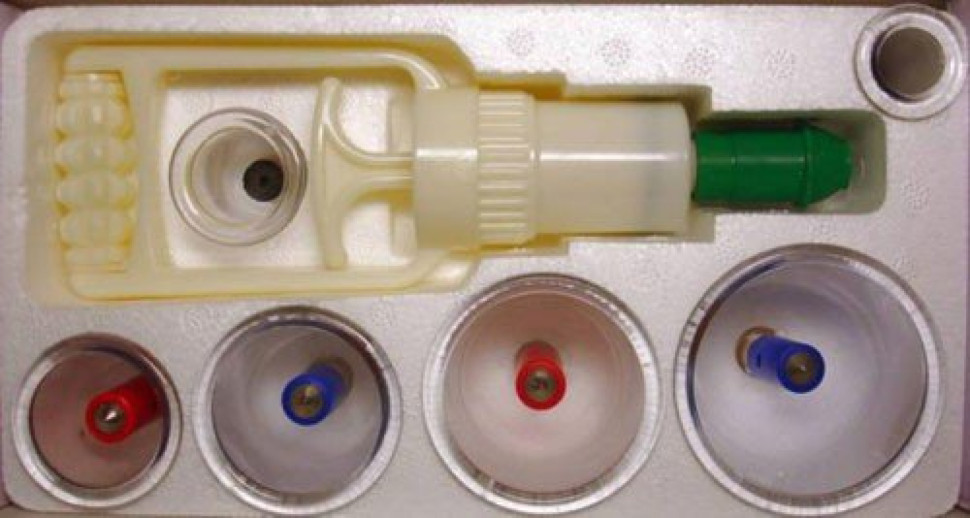 Вакуумные массажные банки с насосом 6 шт.