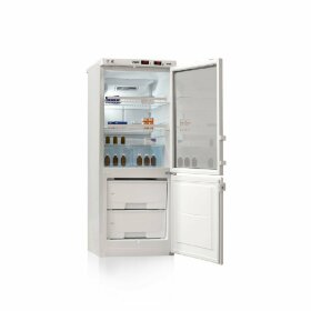 Холодильник «POZIS» ХЛ-250 с одной стеклянной тонированной и одной металлической дверью