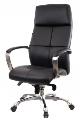 Офисное кресло Premium класса - Madrid Кожа Черный
