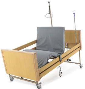 Кровать электрическая MED-MOS YG-1 (ЛДСП св.дер., 2В, 4 секции, матрас , Т/АТ, ДЛ)