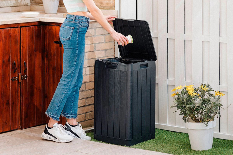 Мусорный бак на 80л TOOMAX, антрацит