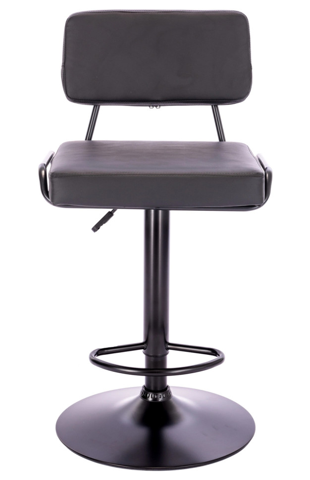 Стул барный Everprof Bit Экокожа Черный