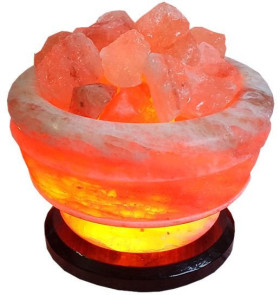 Солевая лампа ВАЗА С КАМНЯМИ 3,5-3,9 кг	