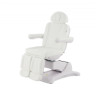 Педикюрное кресло электрическое MED-MOS ММКП-3 (КО-193Д) белый с ножной педалью