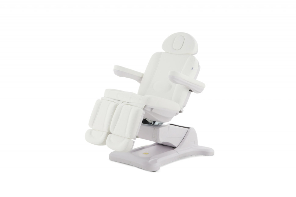 Педикюрное кресло электрическое MED-MOS ММКП-3 (КО-193Д) белый с ножной педалью