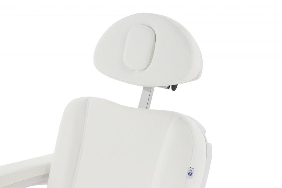 Педикюрное кресло электрическое MED-MOS ММКП-3 (КО-193Д) белый с ножной педалью