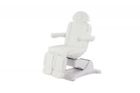Педикюрное кресло электрическое MED-MOS ММКП-3 (КО-193Д) белый с ножной педалью