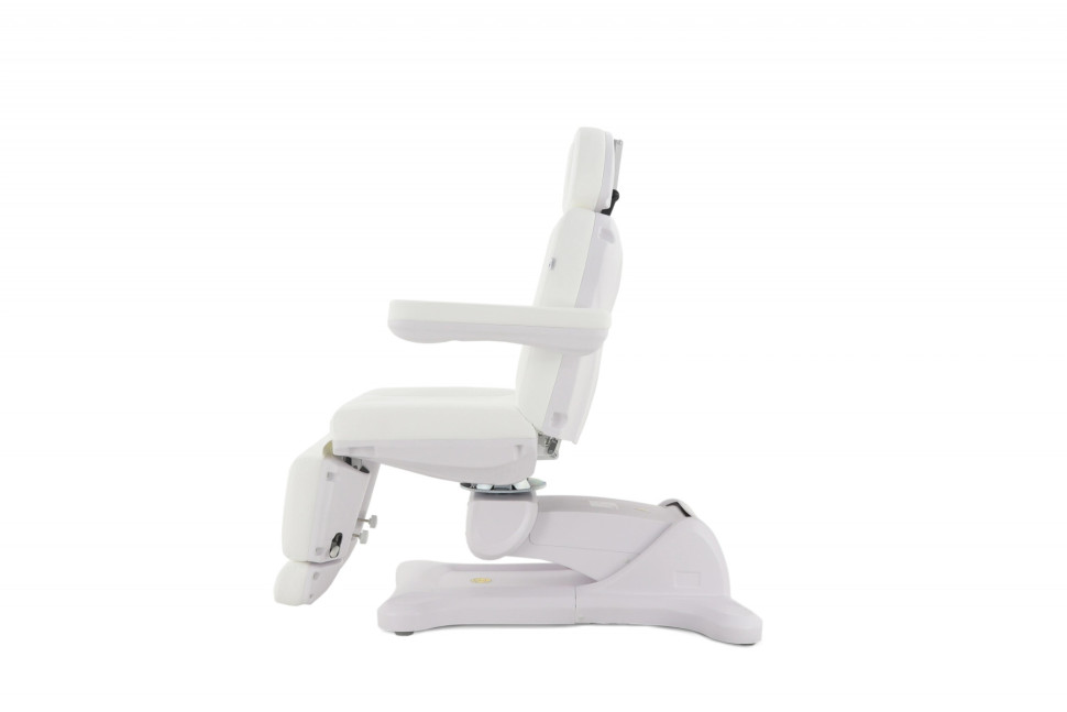 Педикюрное кресло электрическое MED-MOS ММКП-3 (КО-193Д) белый с ножной педалью