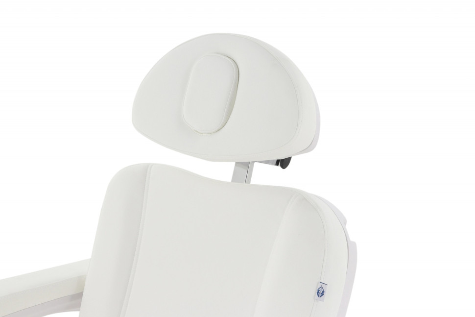 Педикюрное кресло электрическое MED-MOS ММКП-3 (КО-193Д) белый с ножной педалью