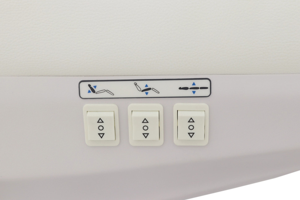 Педикюрное кресло электрическое MED-MOS ММКП-3 (КО-193Д) белый с ножной педалью