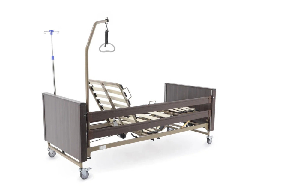 Кровать электрическая MED-MOS YG-1 (ЛДСП кор., 2В, 4 секции, матрас,Т/АТ, ДЛ)