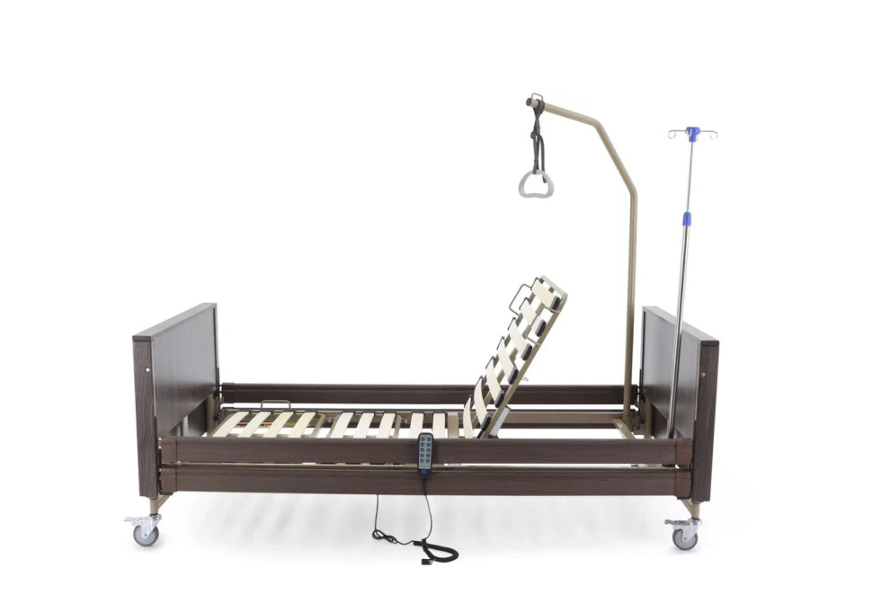 Кровать электрическая MED-MOS YG-1 (ЛДСП кор., 2В, 4 секции, матрас,Т/АТ, ДЛ)