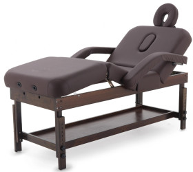 Массажный стол стационарный MED-MOS FIX-0A (SW4.31.10A) коричневый