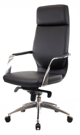 Офисное кресло Premium класса - Paris Экокожа Черный