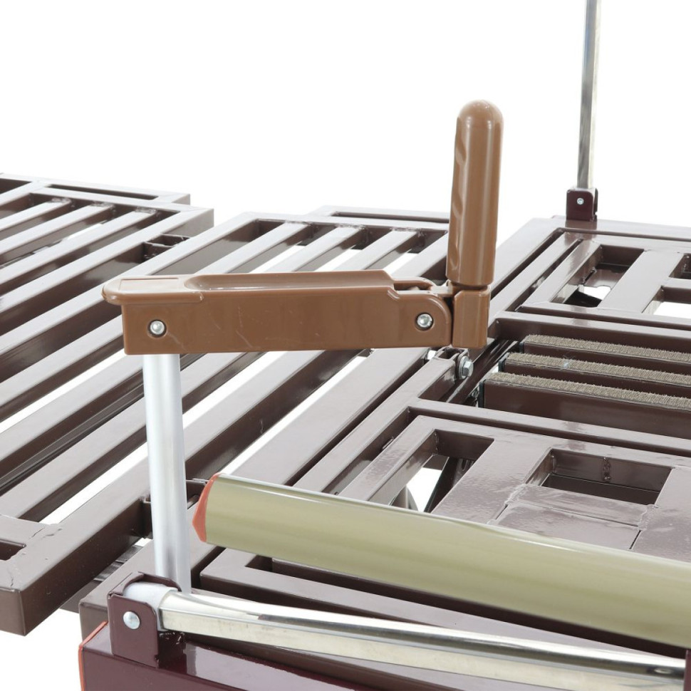 Кровать механическая Мед-Мос E-45A (ЛДСП венге) с матрасом