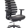 Кресло Everprof Ergo Black Кожа Черный