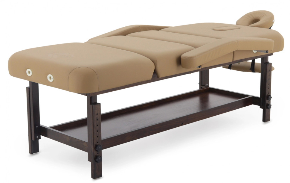 Массажный стол стационарный MED-MOS FIX-0A (SW4.31.10A) кофе с молоком