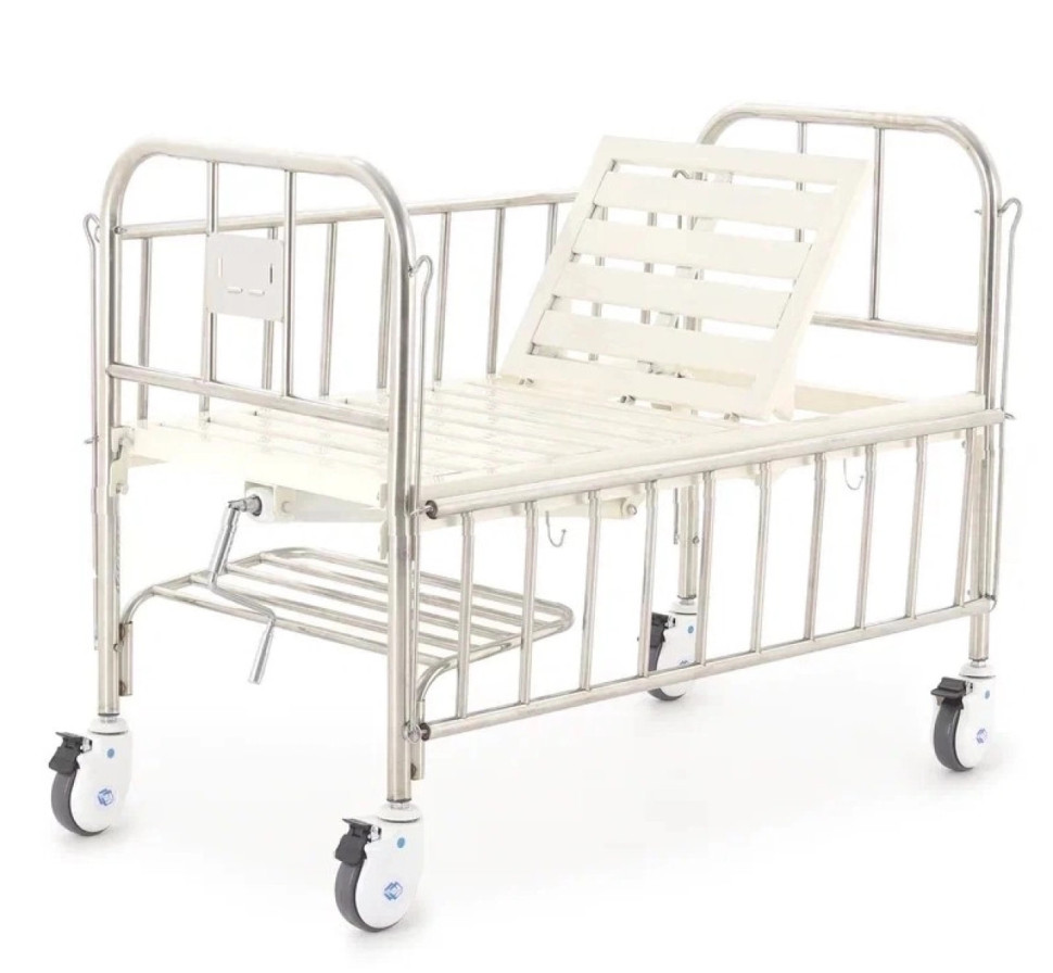 Кровать механическая Мед-Мос F-45 mini (ММ-1002Н-00/1004Н-00) детская с матрасом