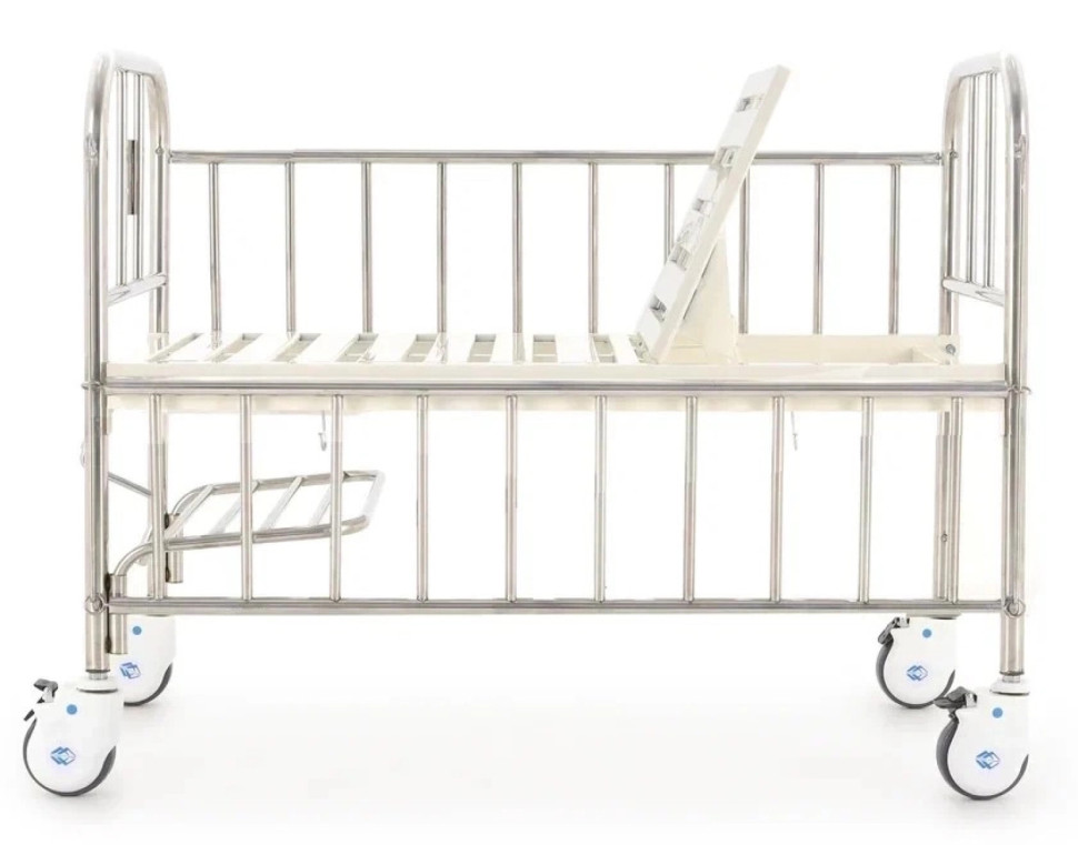 Кровать механическая Мед-Мос F-45 mini (ММ-1002Н-00/1004Н-00) детская с матрасом