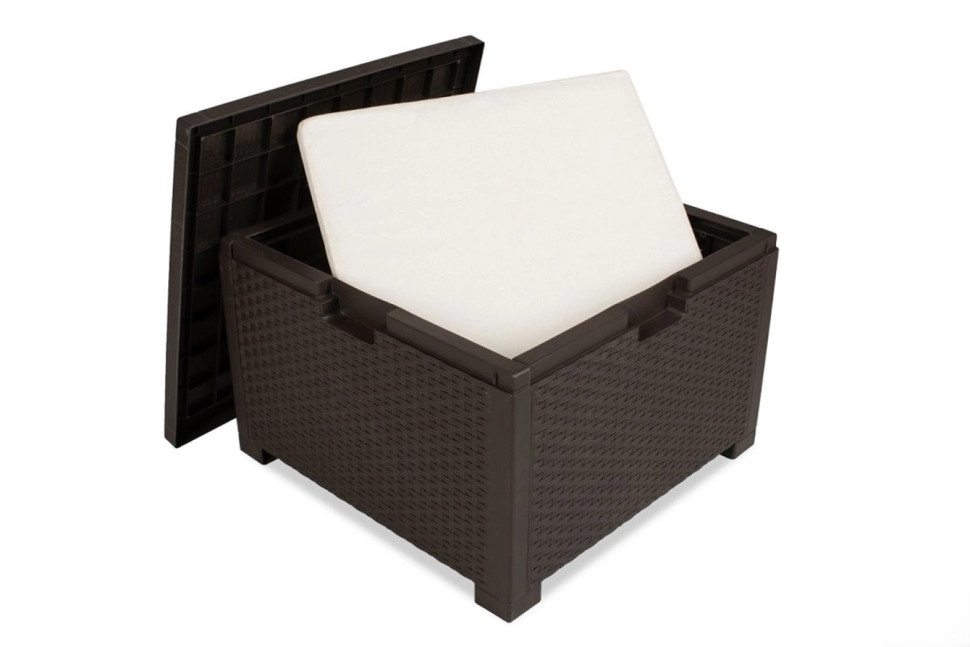 Ящик для подушек для мебели коричневый