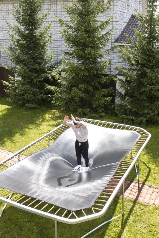Батут KOGEE TRAMPS TOP Tramps 10'x14'(4.3x3.0м) прямоугольный с защитной сетью