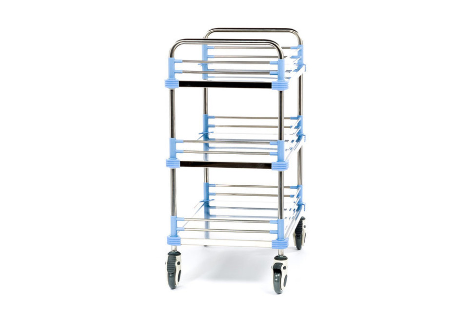 Столик-тележка инструментальный "Медицинофф" F-17(i)