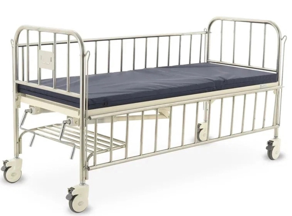 Кровать механическая Мед-Мос F-45 max (ММ-1002Н-00/2004Н-00) подростковая с матрасом