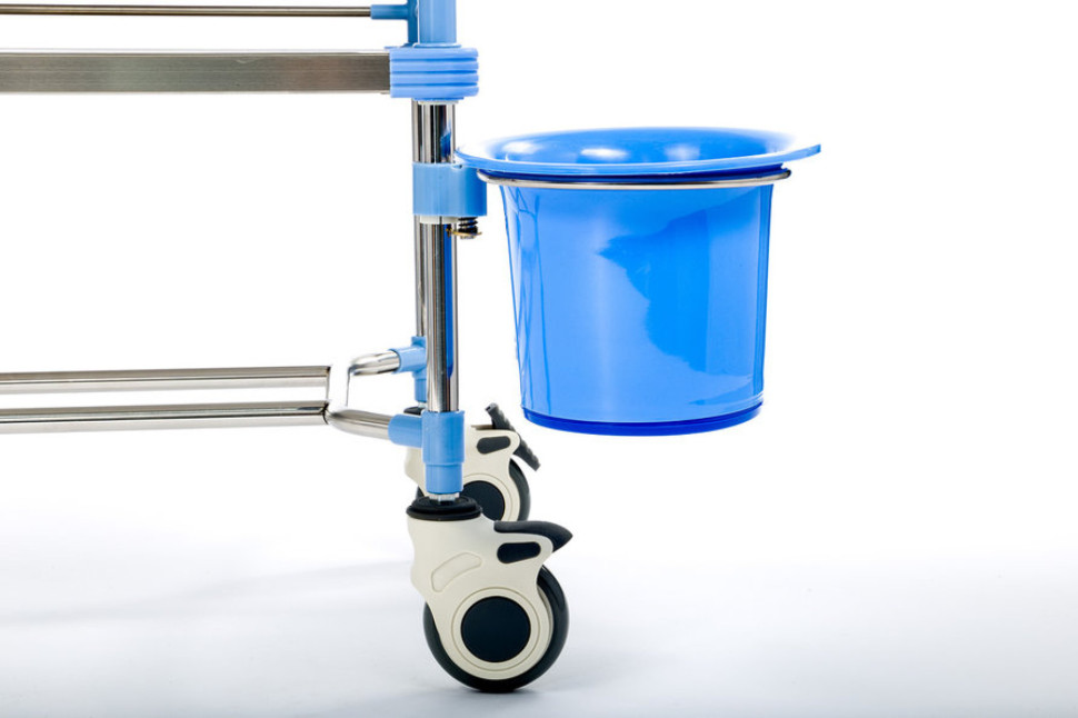 Столик-тележка инструментальный "Медицинофф" F-17(n)