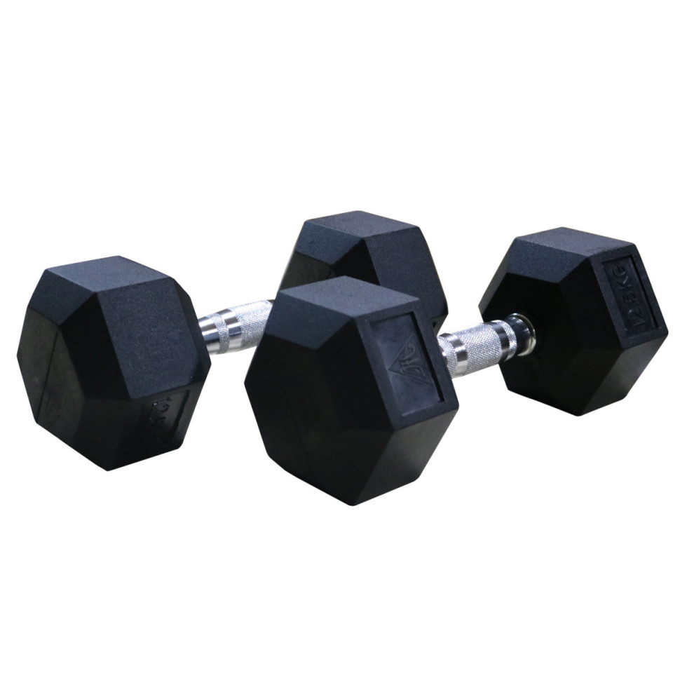  Гантели DFC гексаг. обрезиненная пара DB001-15 кг