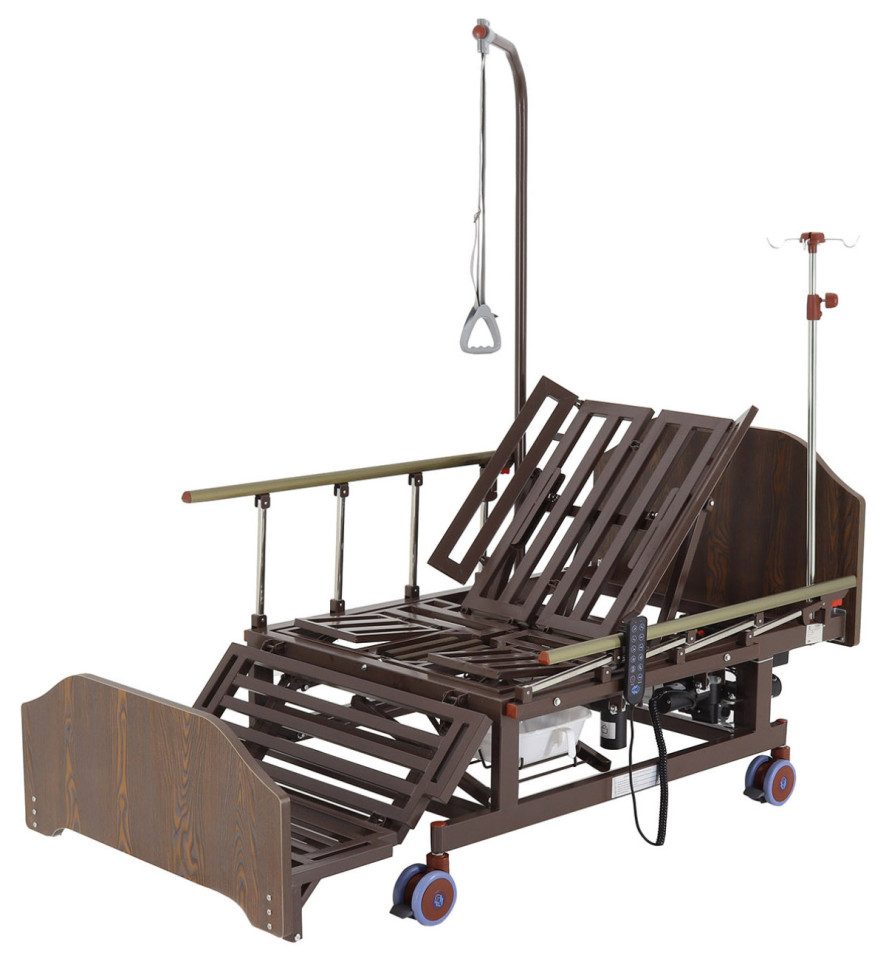 Кровать электрическая DB-11А (МЕ-5228Н-10) ЛДСП Венге с боковым переворачиванием, т/у с матрасом
