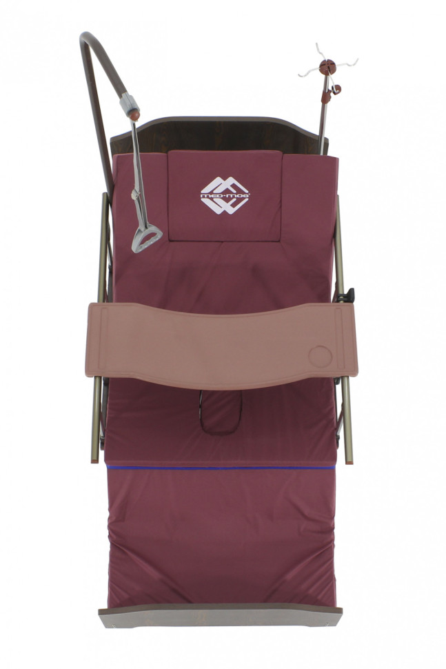 Кровать для лежачих больных электрическая DB-11А ЛДСП Венге с боковым переворачиванием, т/у с матрасом