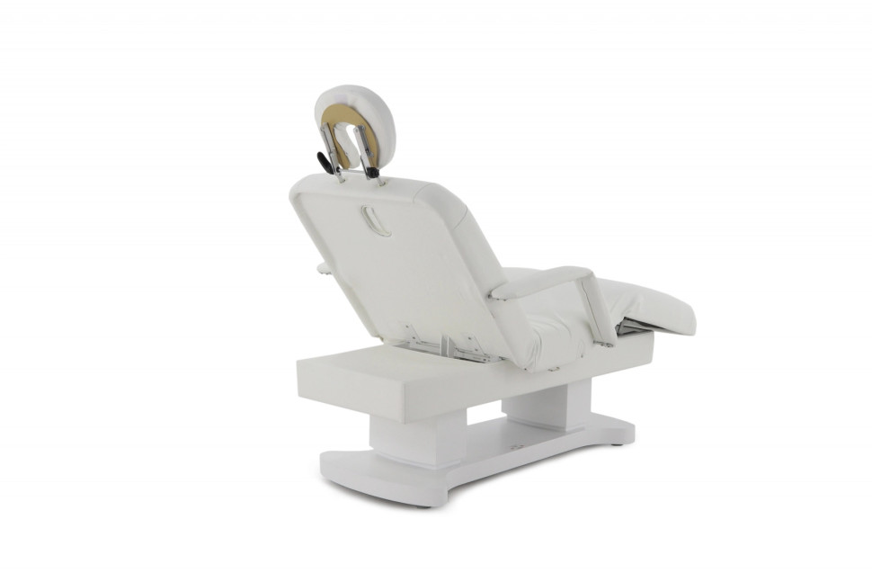 Массажный стол электрический MED-MOS ММКМ-2 (КО-156Д) белый/белое дерево