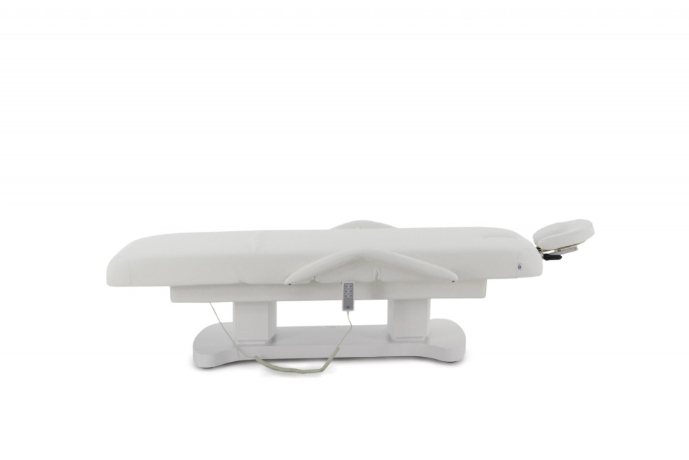 Массажный стол электрический MED-MOS ММКМ-2 (КО-156Д) белый/белое дерево