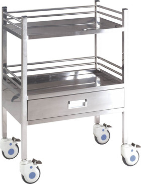 Столик-тележка медицинская инструментальная &quot;Медицинофф&quot; F-21(d)