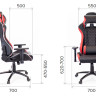 Кресло Everprof Lotus S11 Экокожа Черный/Красный