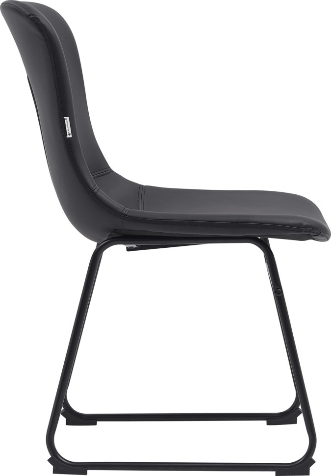 Кресло для посетителей Everprof Expo CF Экокожа Черный