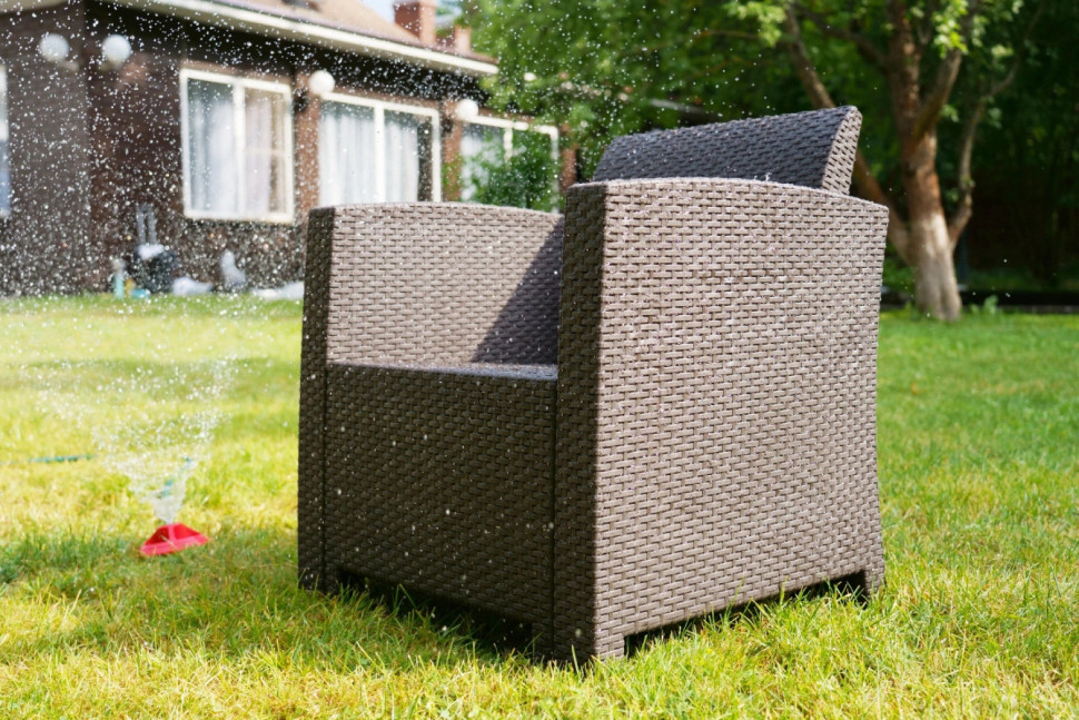 Arizona b:rattan, Кресло (2шт.), венге (2 подушки)