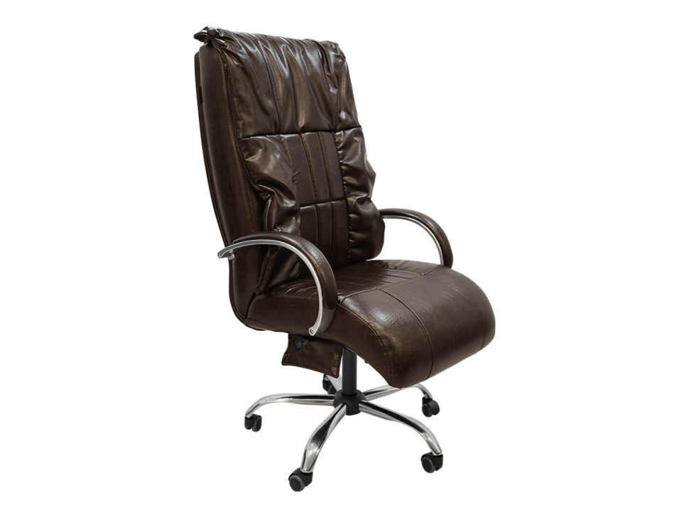 Офисное массажное кресло EGO BOSS EG1001 LKAO ШОКОЛАД (Арпатек)
